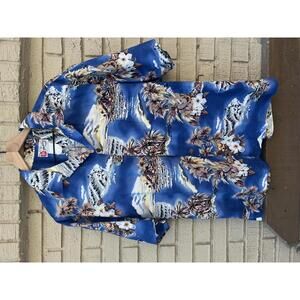 Vintage Hilo Haddie The Original Hawaiian Aloha Shirt Men's Tropical Island XL